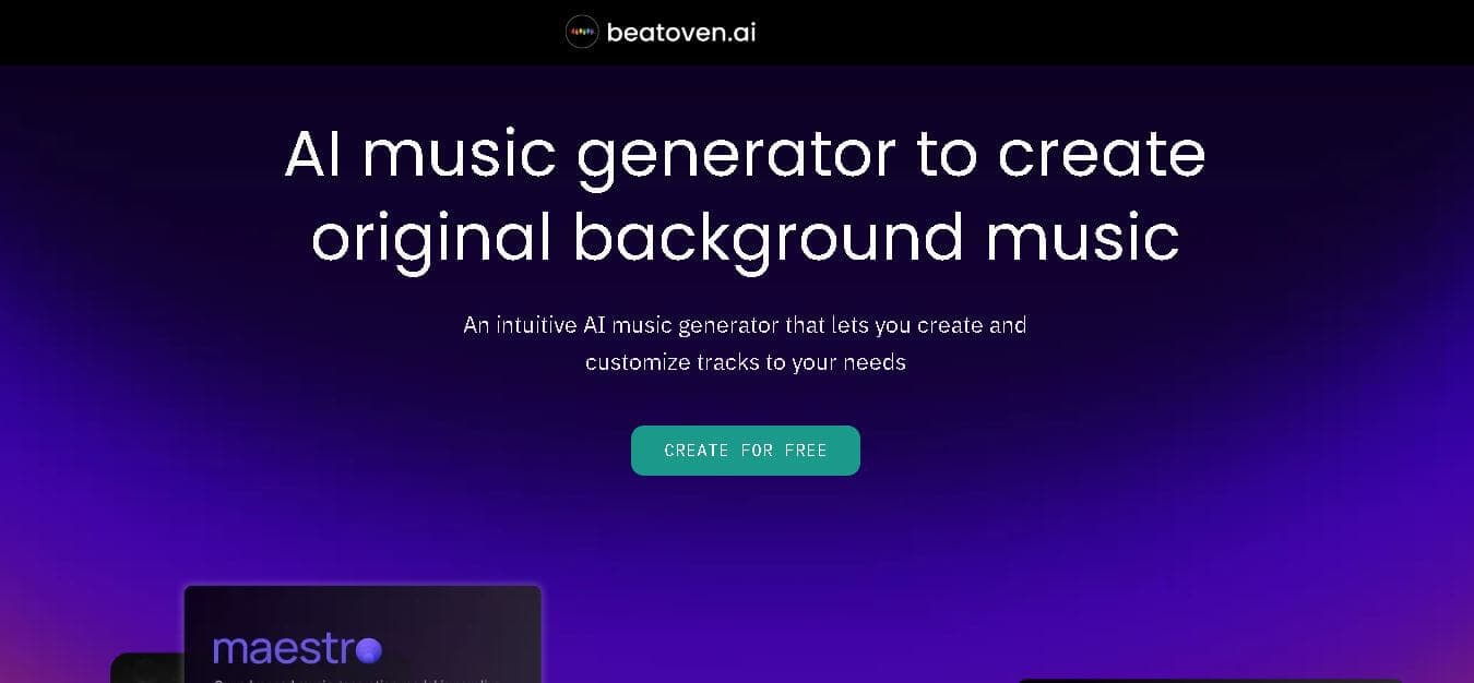 Beatoven.ai preview