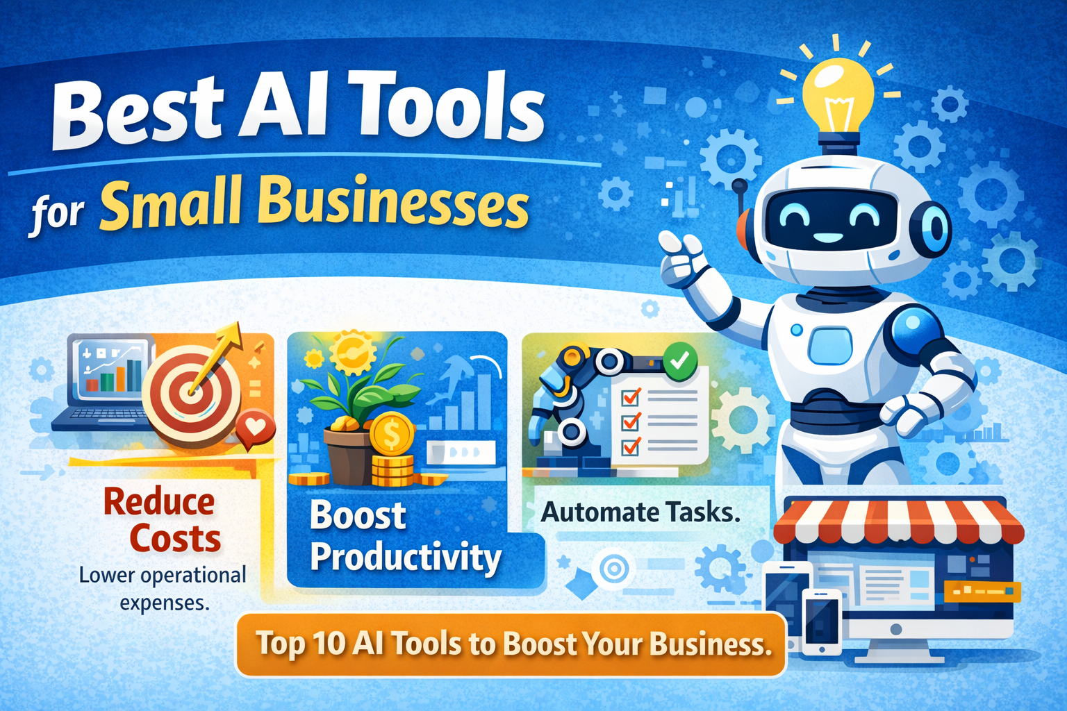 10 Best AI Tools for Small Businesses in 2026