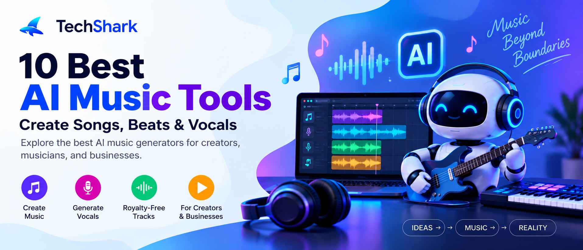 10 Best AI Music Tools for Creators, Producers & Beginners