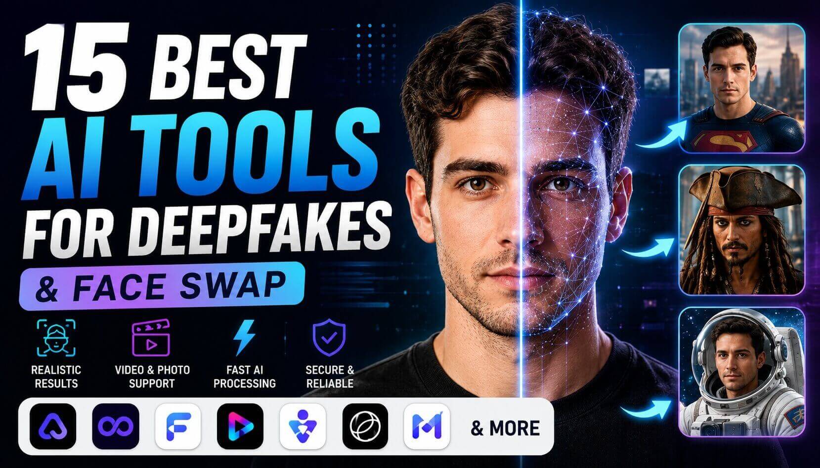 15 Best AI Tools for Deepfakes & Face Swap in 2026 (Free & Paid)