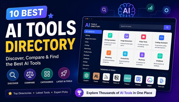 10 Best AI Tools Directory Platforms in 2026 | Discover the Top AI Tools