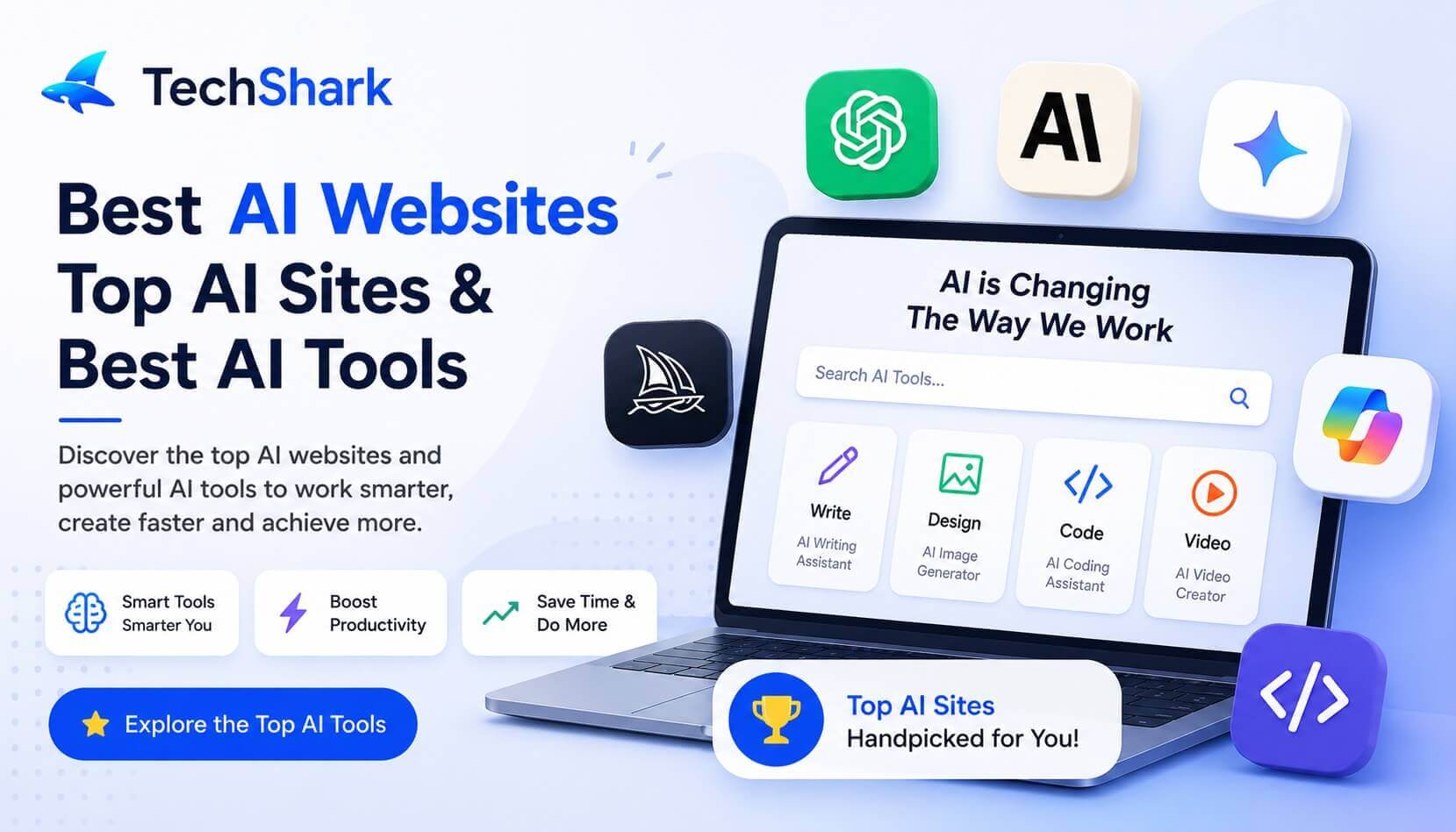 Best AI Sites List – Top AI Tools & Websites for 2026
