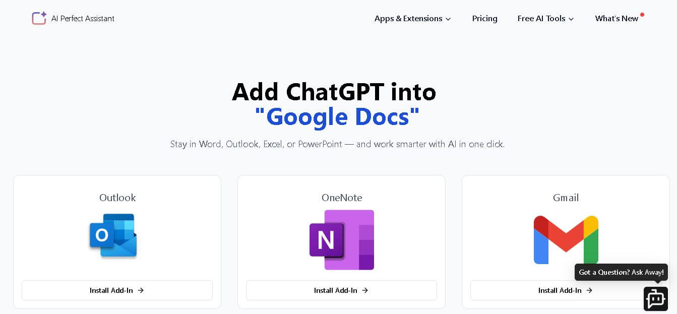 AI Perfect Assistant Preview