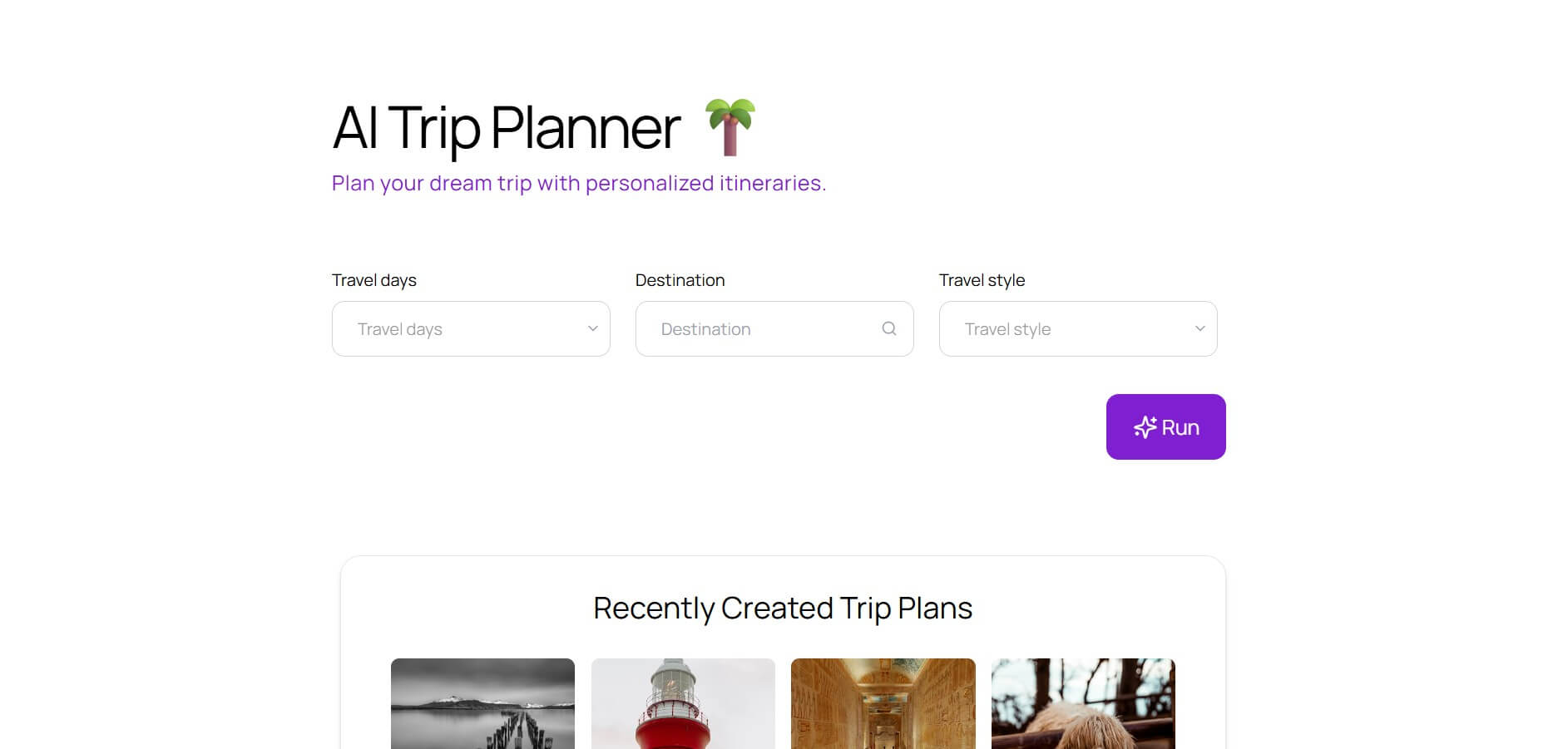 AI Trip Planner