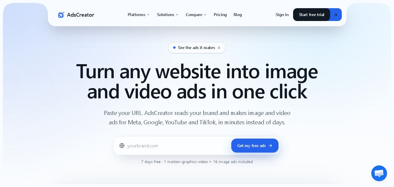 AdsCreator preview