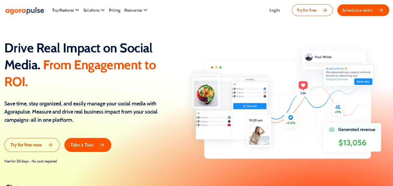 Agorapulse preview