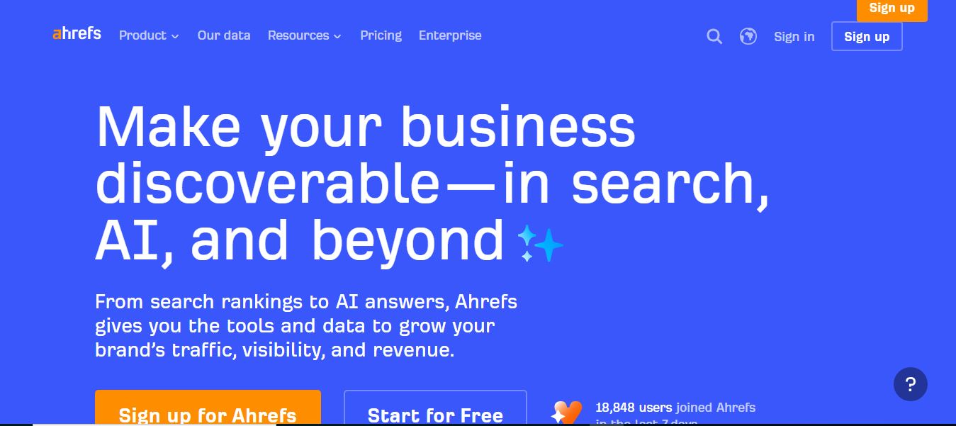 Ahrefs preview