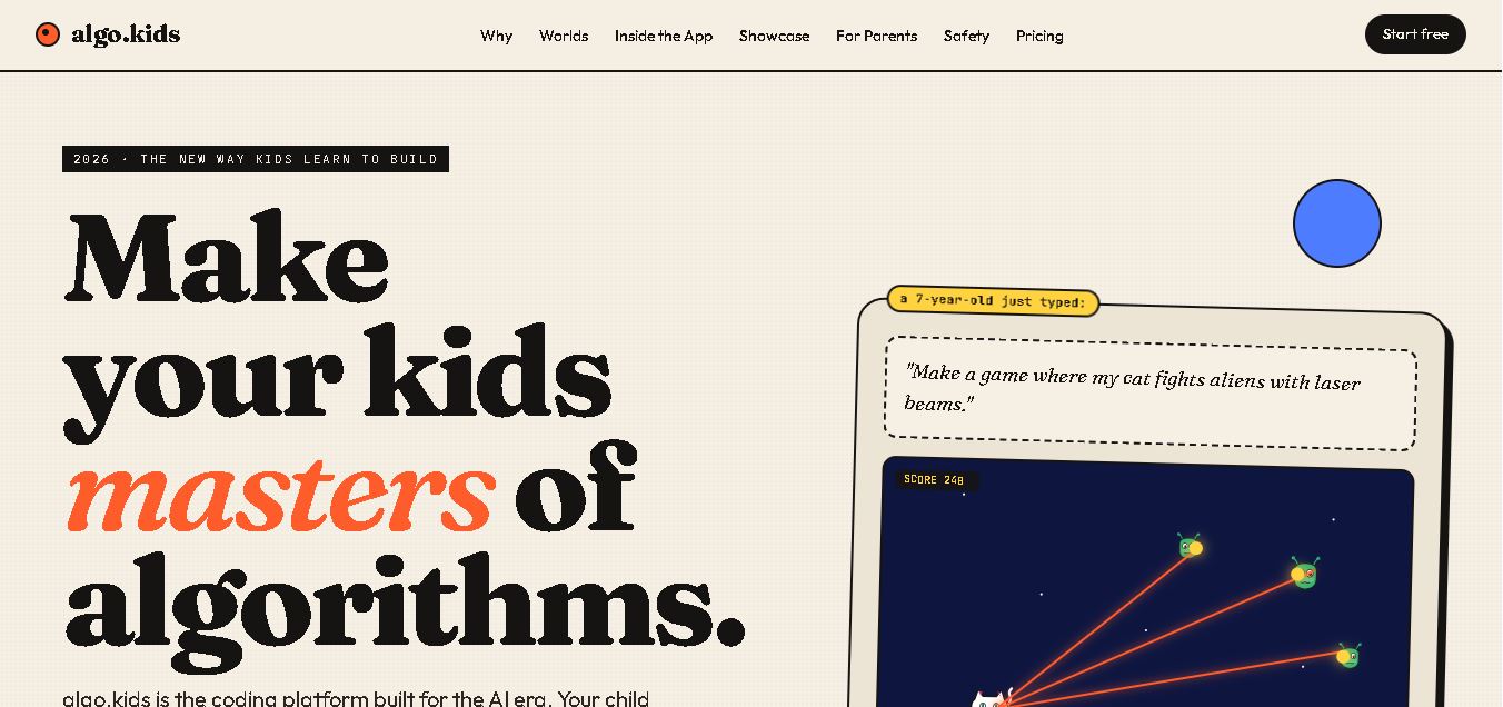 Algo.kids preview