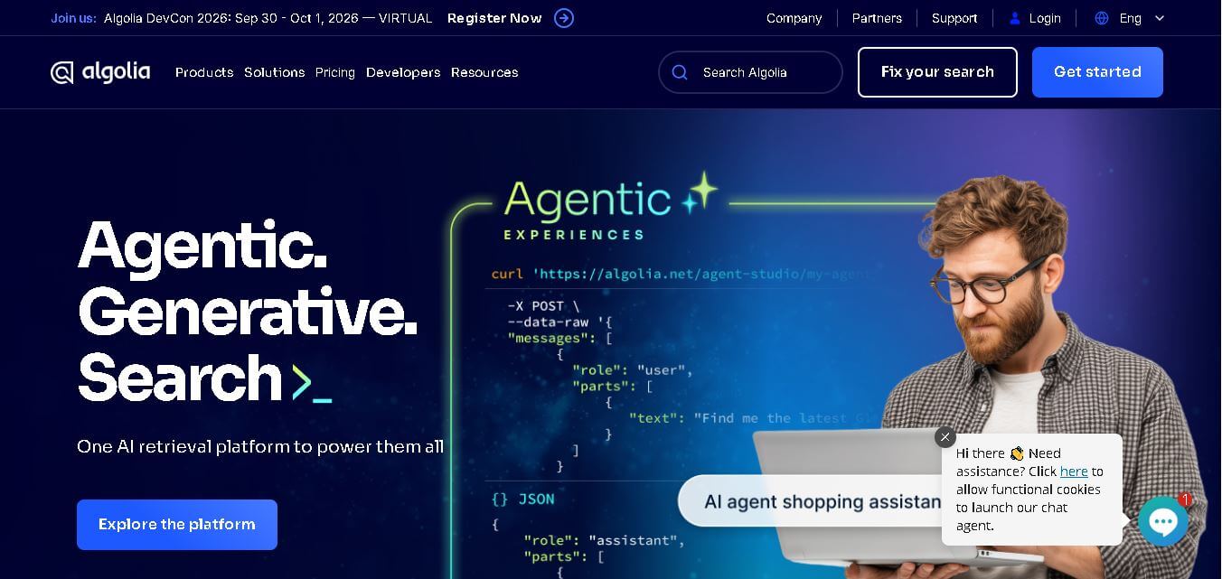 Algolia preview