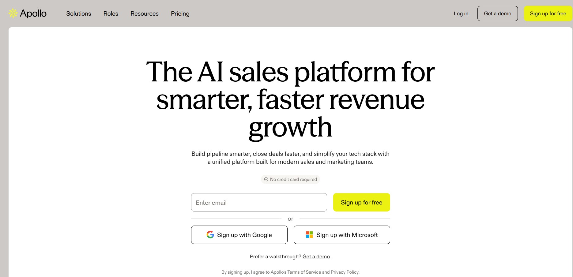 Apollo.io preview