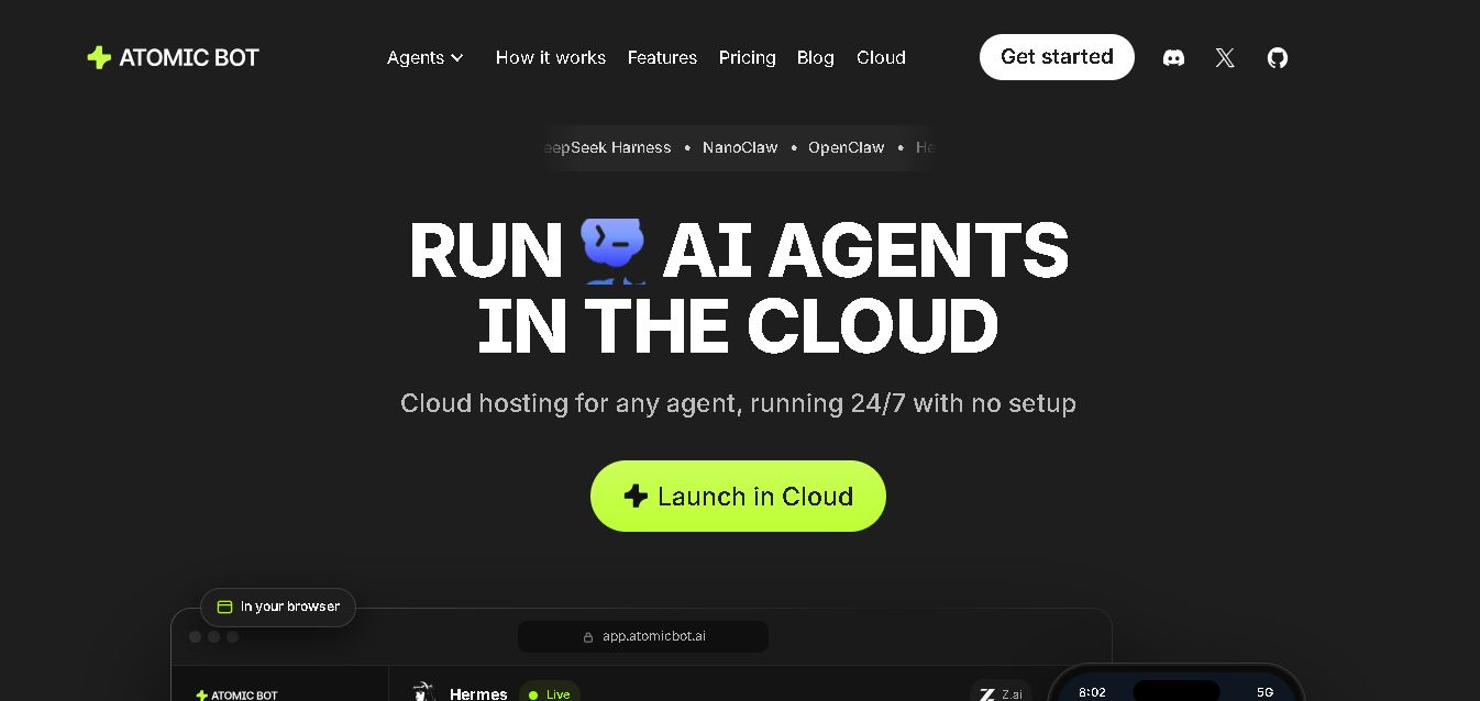 Atomic Bot preview