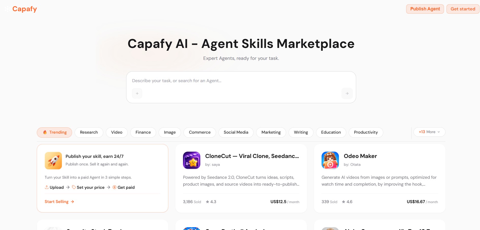 Capafy AI preview