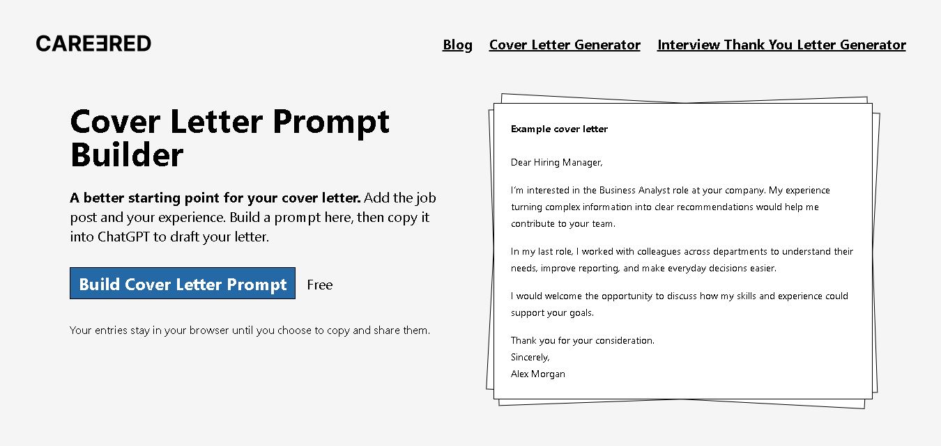 Careered AI preview