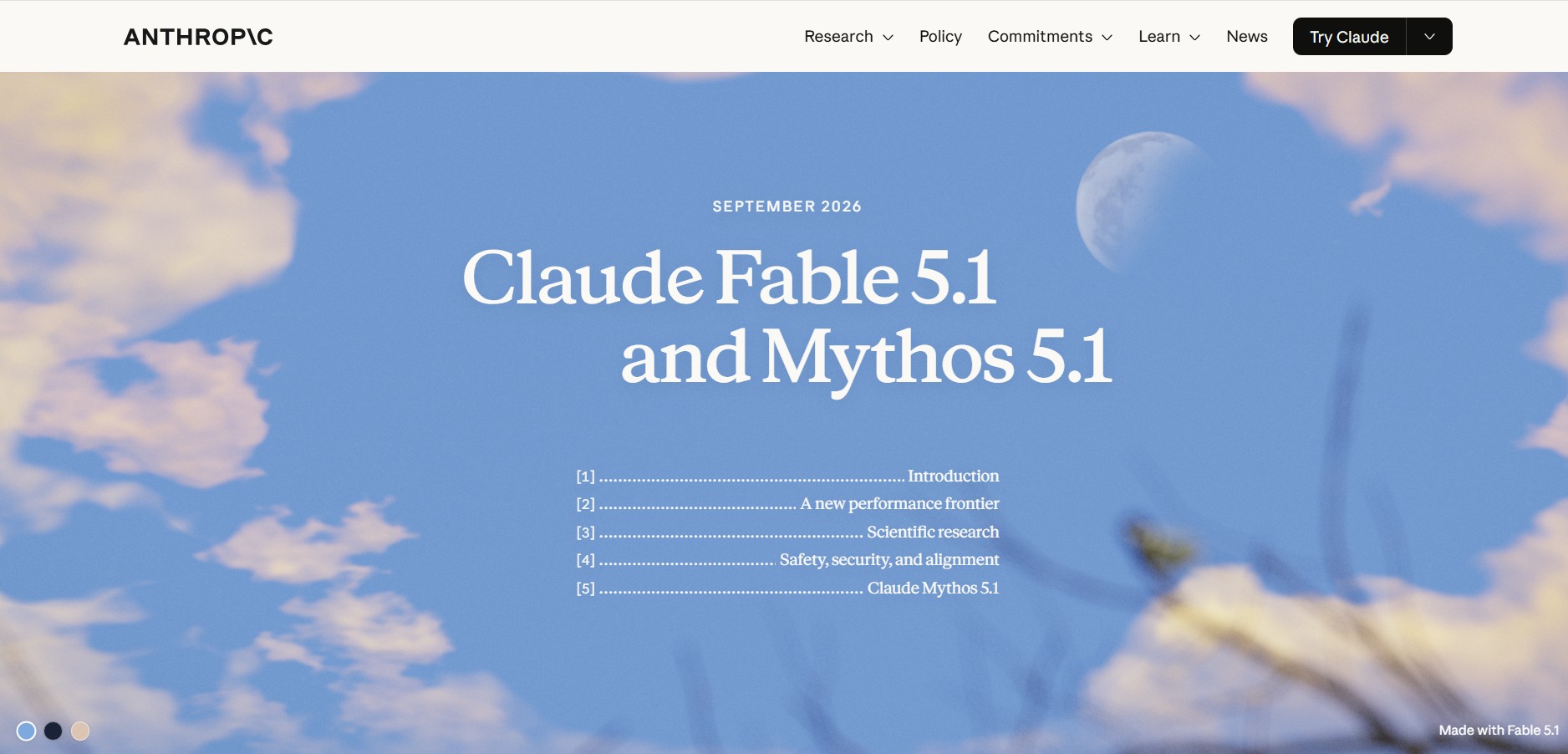 Claude Fable 5.1 and Mythos 5.1 preview