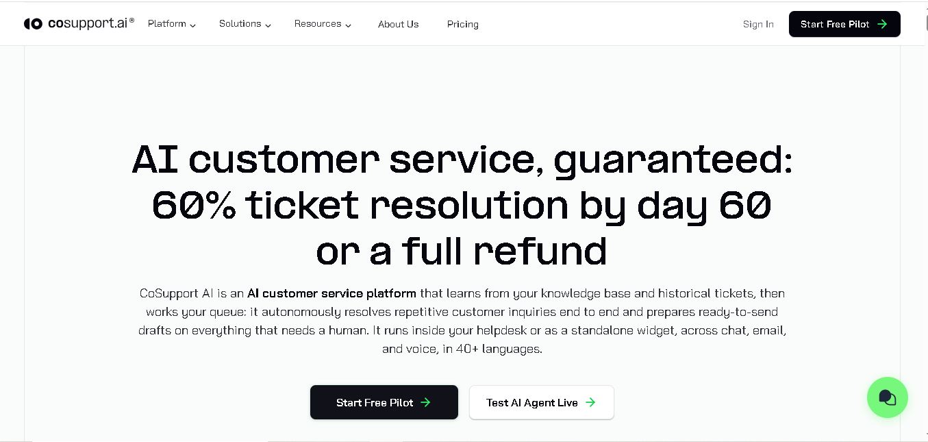 CoSupport AI preview