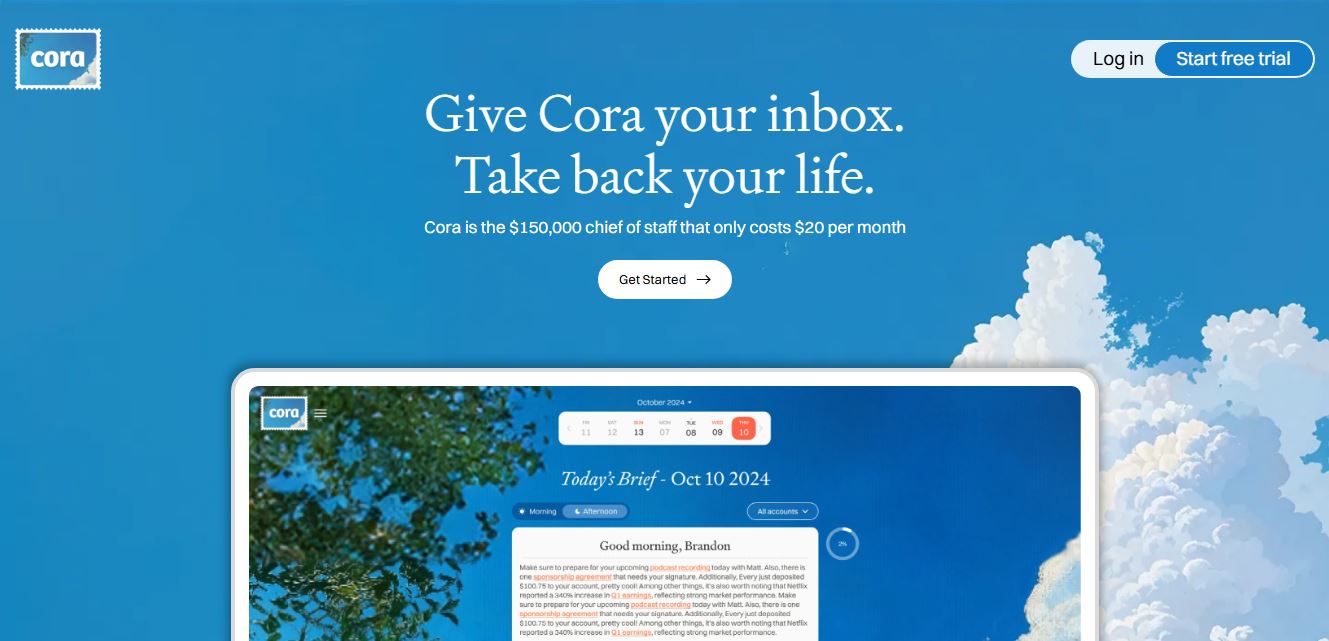 Cora Email preview