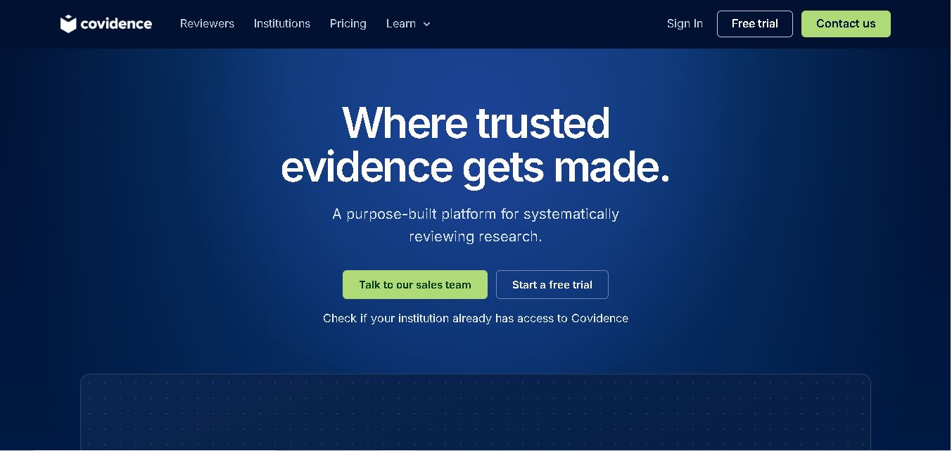Covidence preview