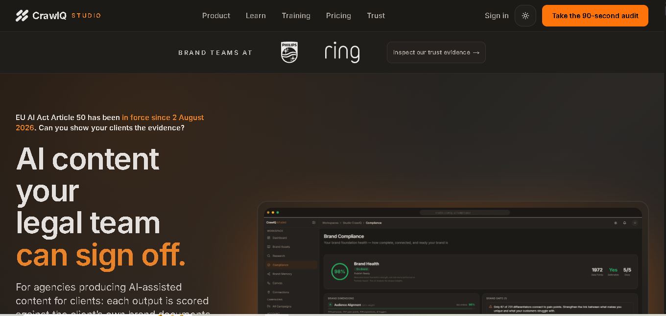 CrawlQ AI preview