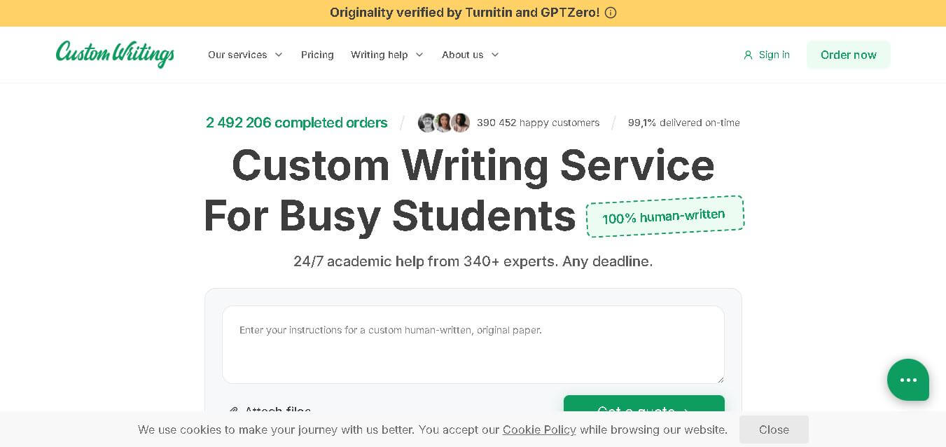 CustomWritings preview