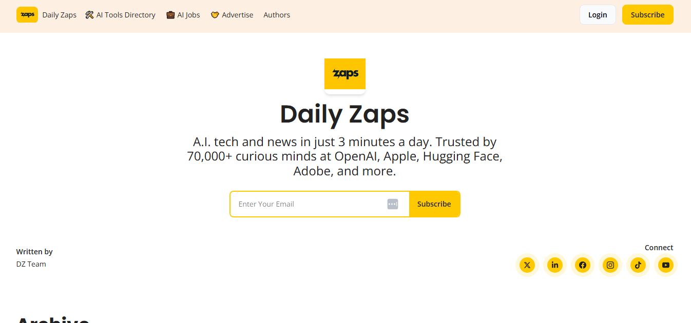 Daily Zaps preview