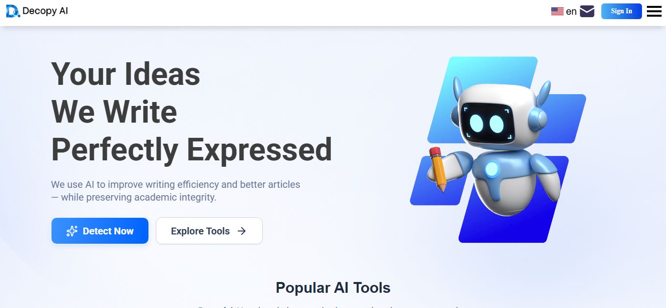 Decopy AI preview