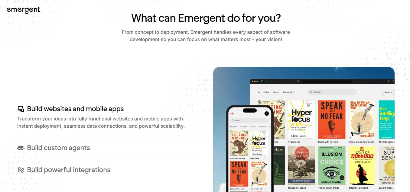 Emergent preview