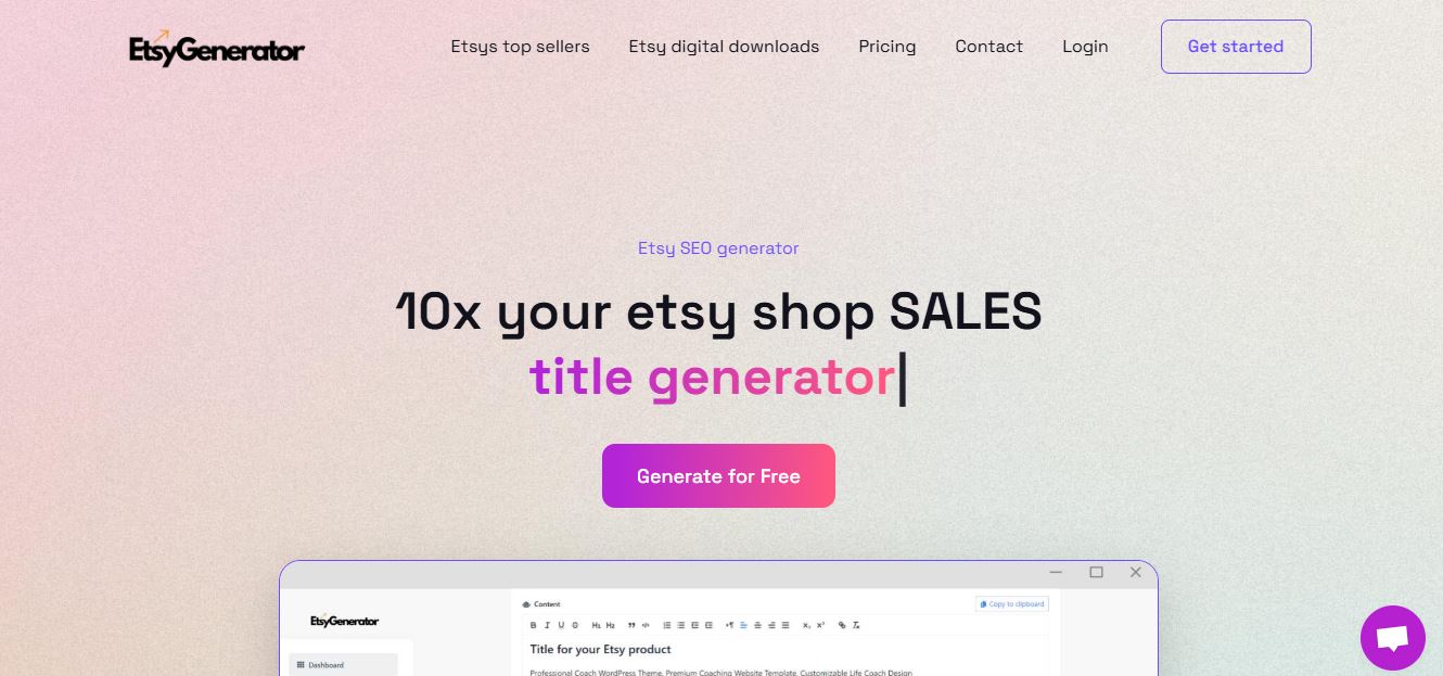EtsyGenerator Preview