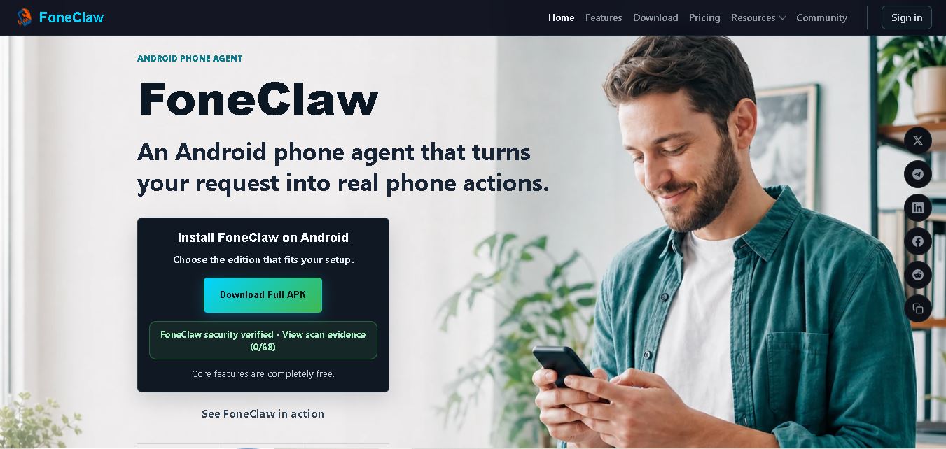 FoneClaw AI preview
