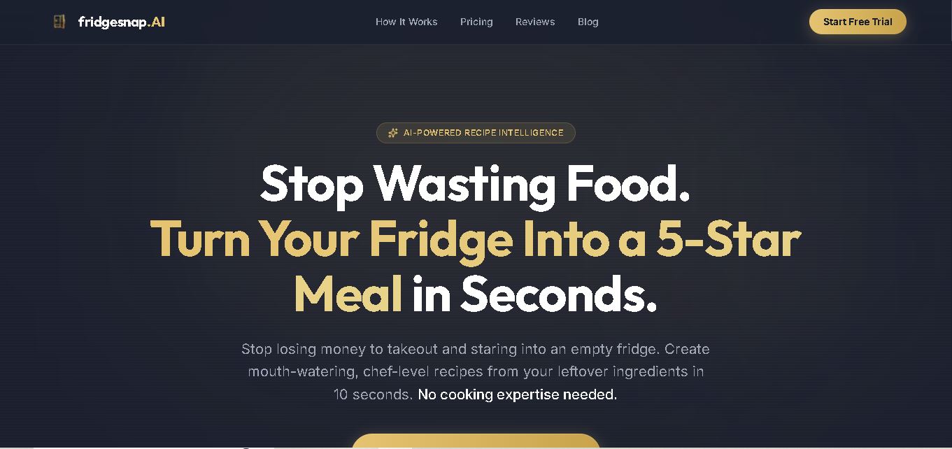 FridgeSnap.AI preview