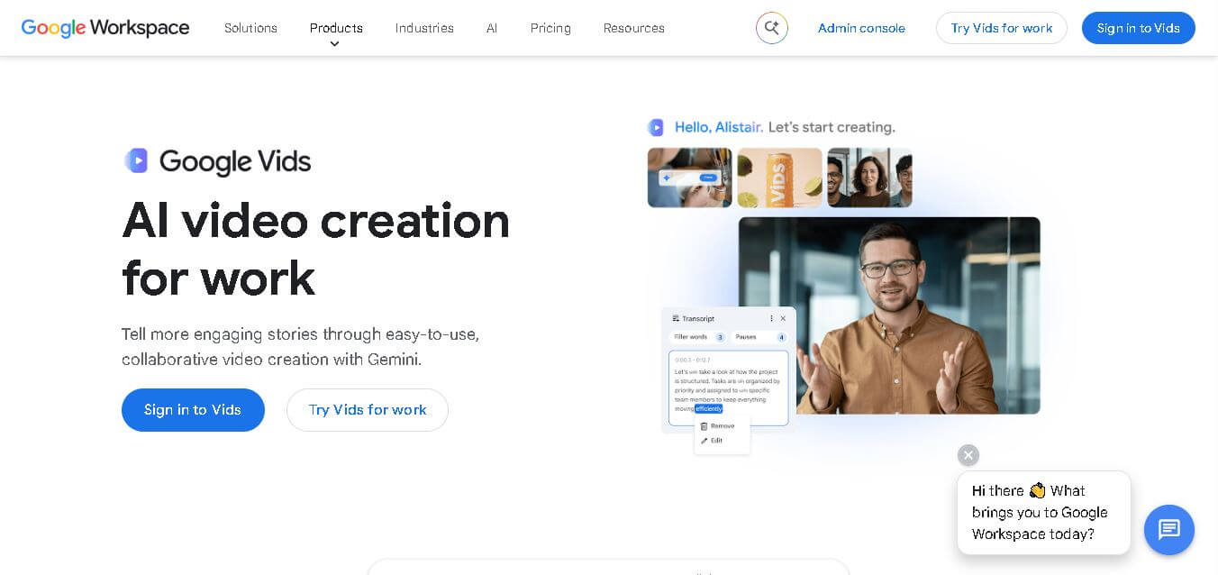 Google Vids preview