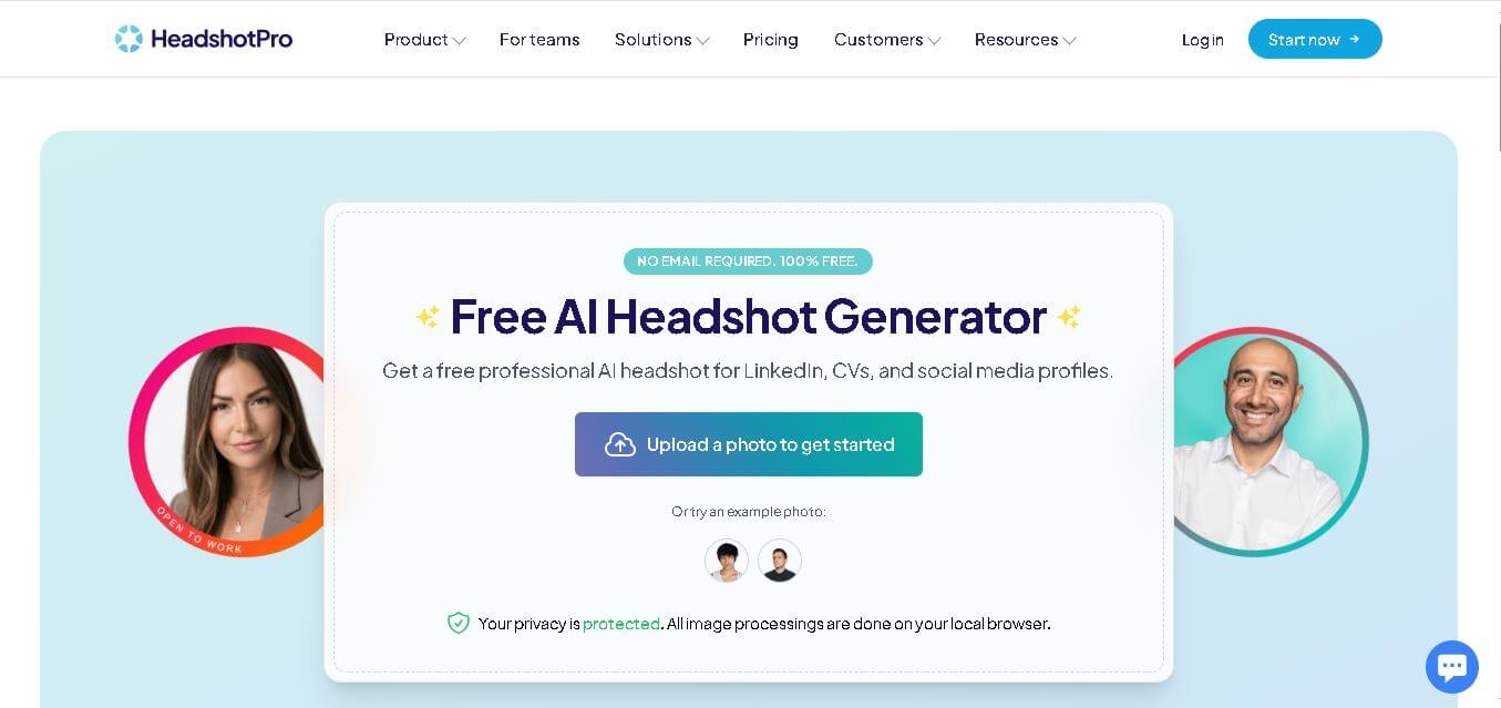 HeadshotPro preview