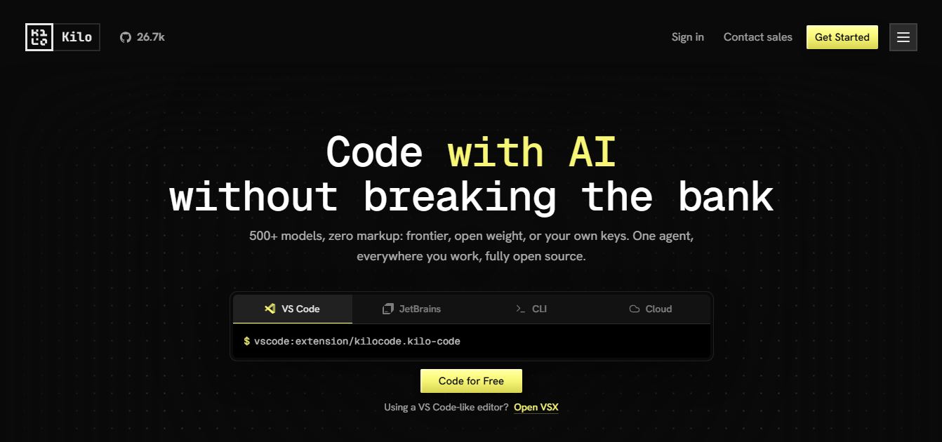 Kilo Code preview