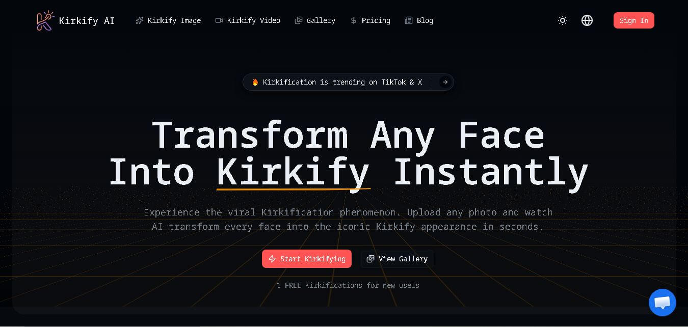Kirkify AI preview