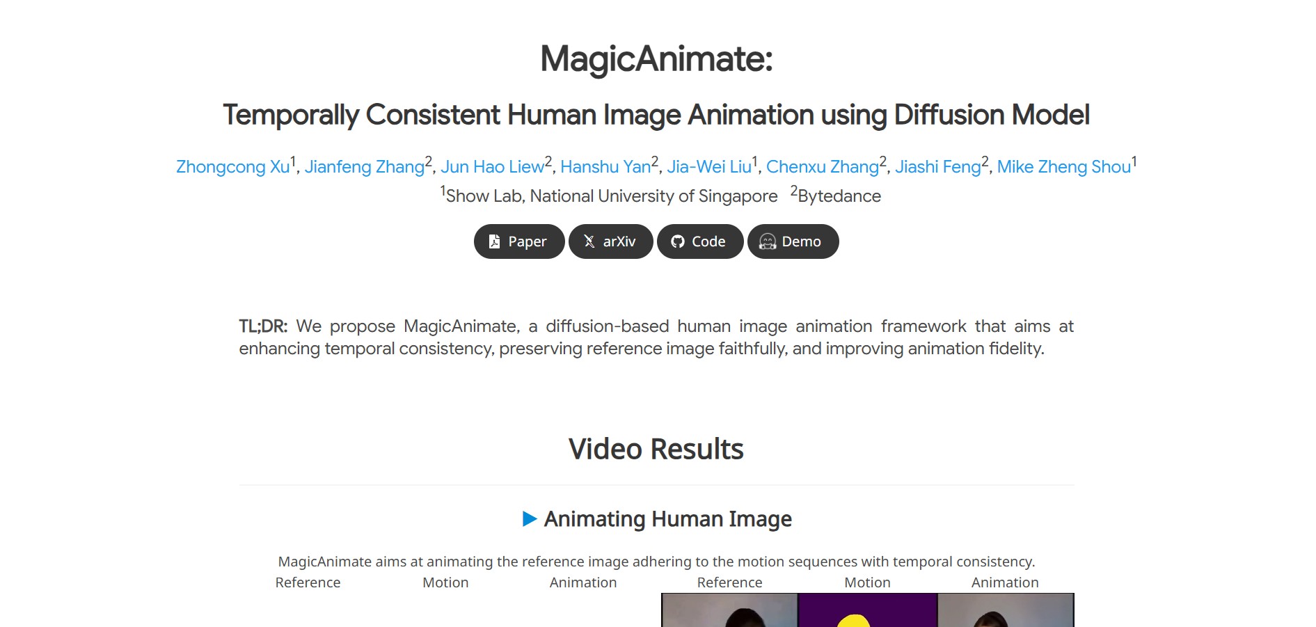 Magic Animate Preview