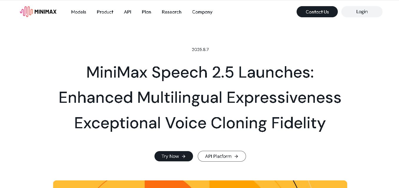 MiniMax Speech 2.5 preview