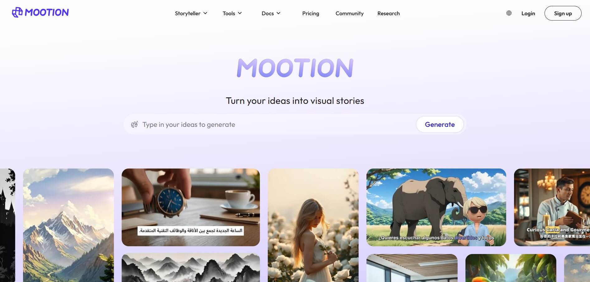 Mootion Storyteller