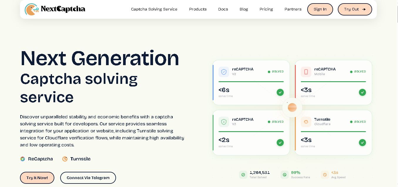 NextCaptcha preview