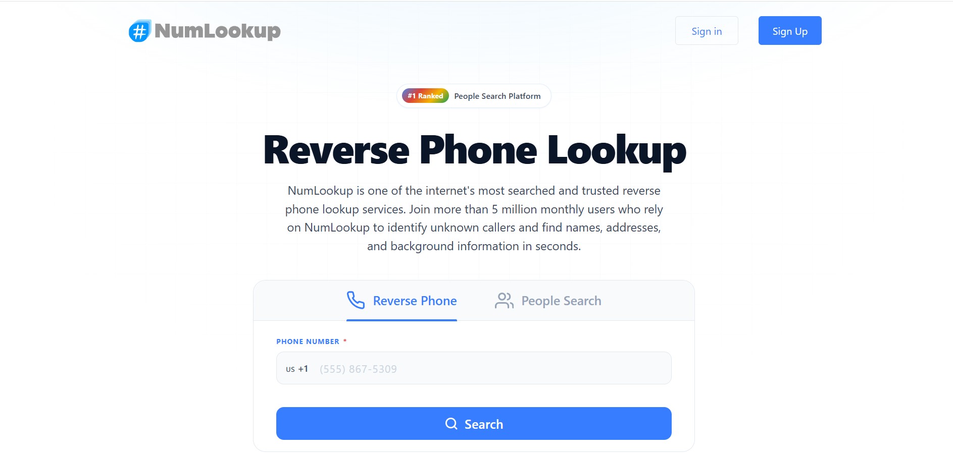 NumLookup preview