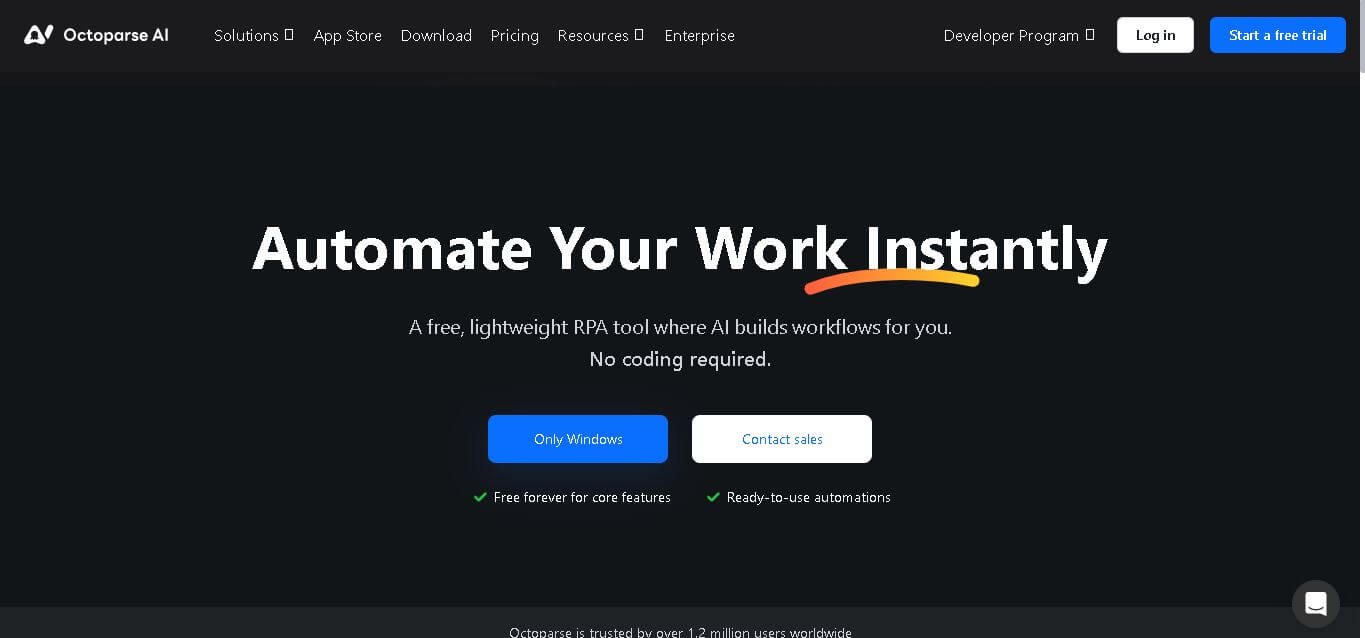 Octoparse AI Preview