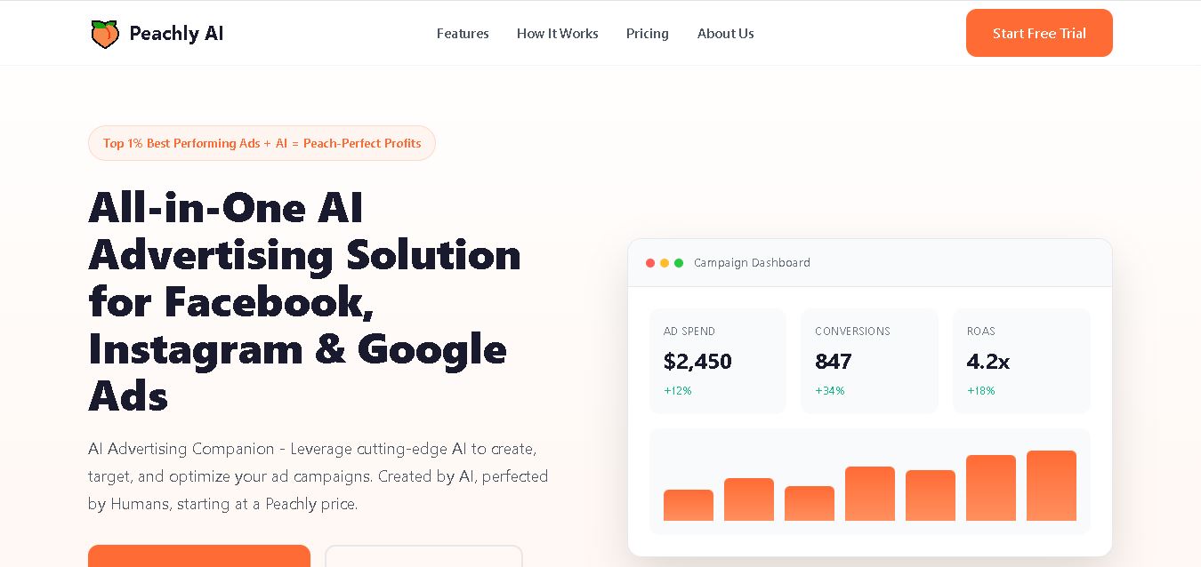 Peachly AI preview