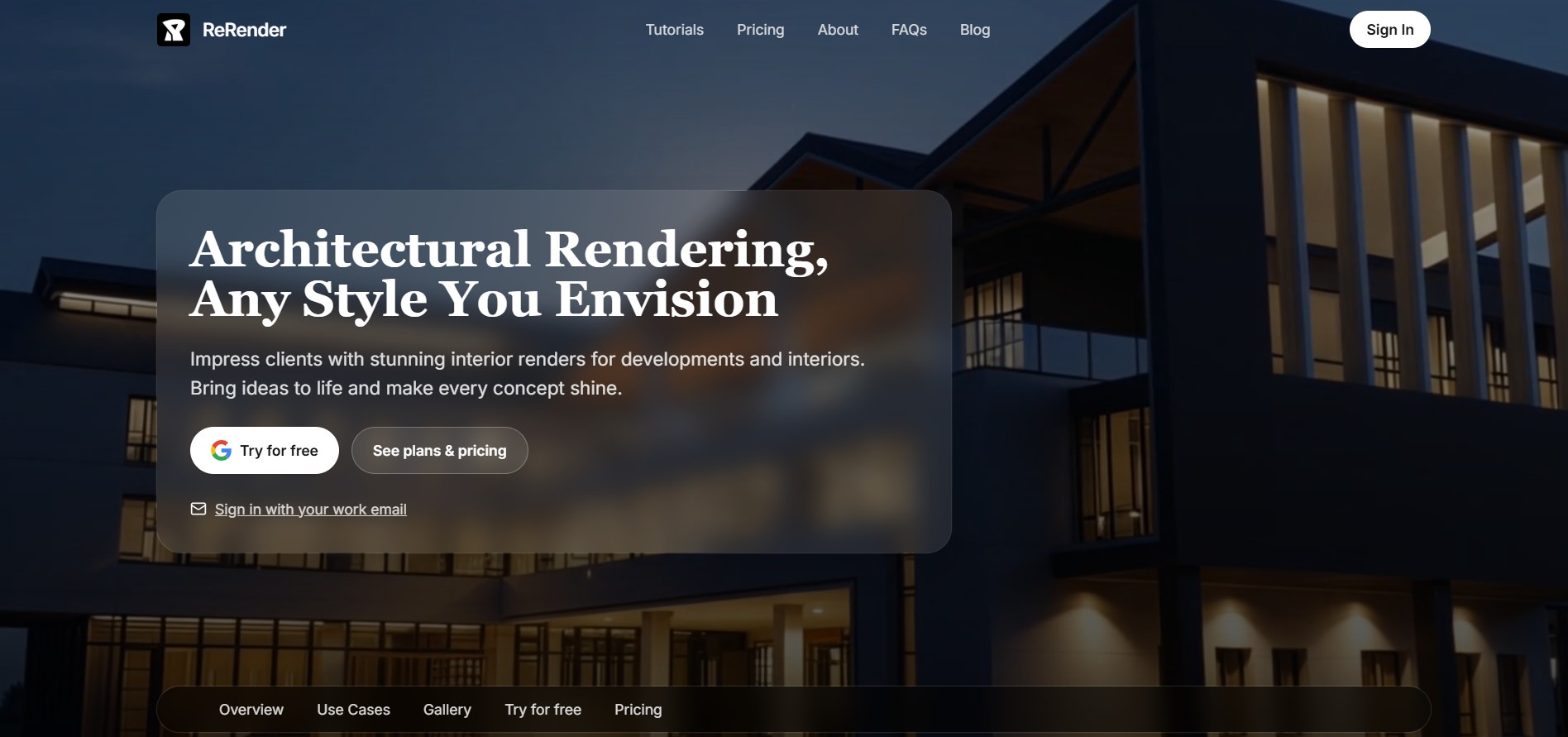 ReRender AI preview