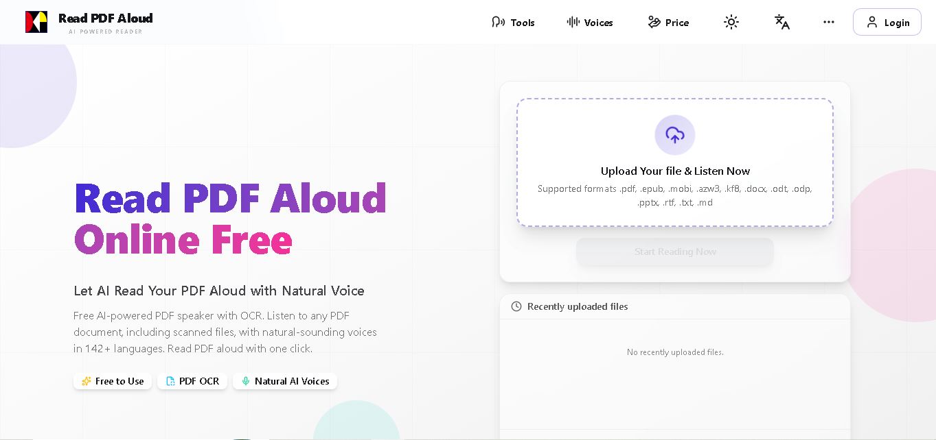 Read PDF Aloud preview