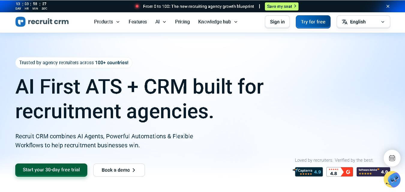 Recruit CRM preview