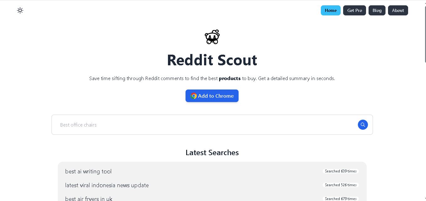RedditScout preview