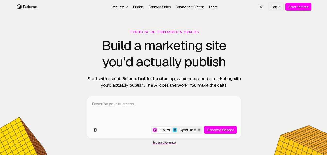 Relume featured screenshot