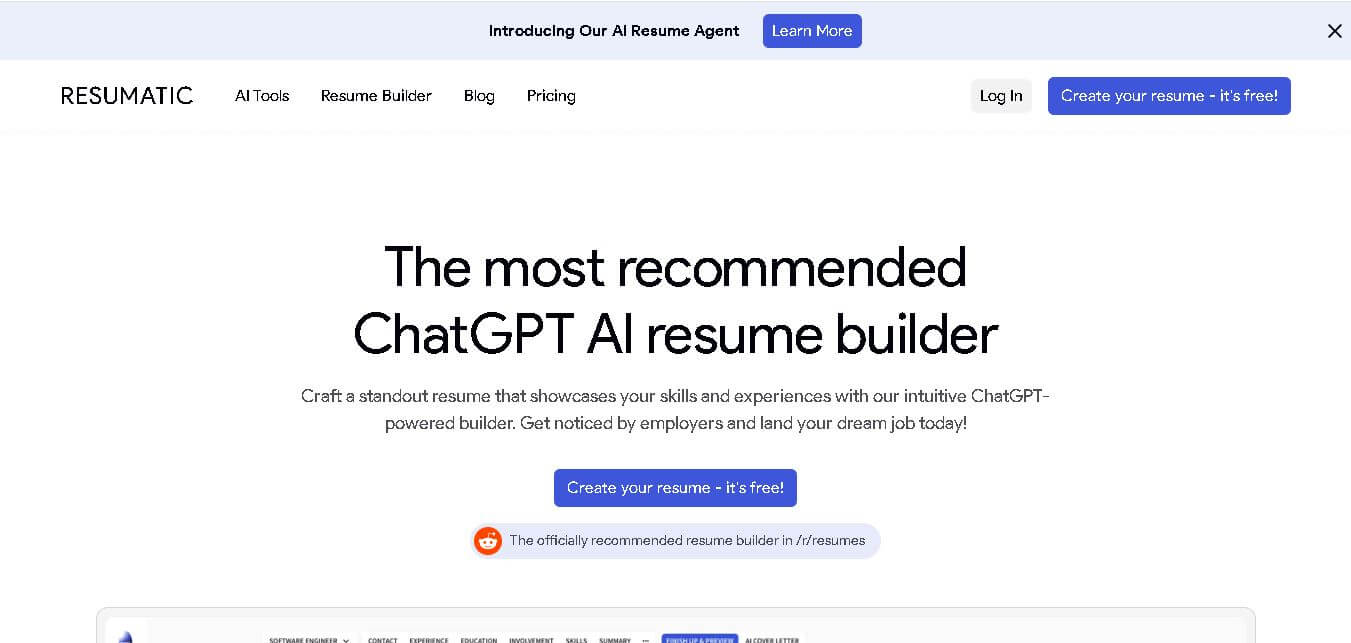 Resumatic AI preview