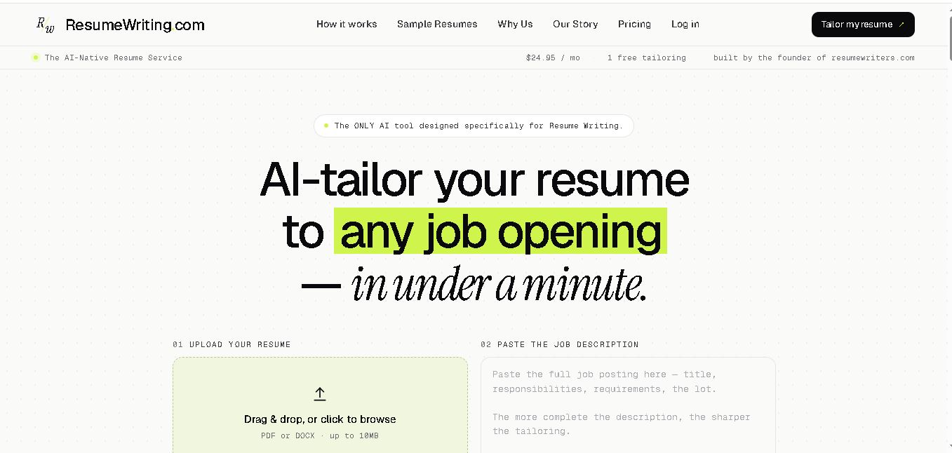 ResumeWriting.com preview