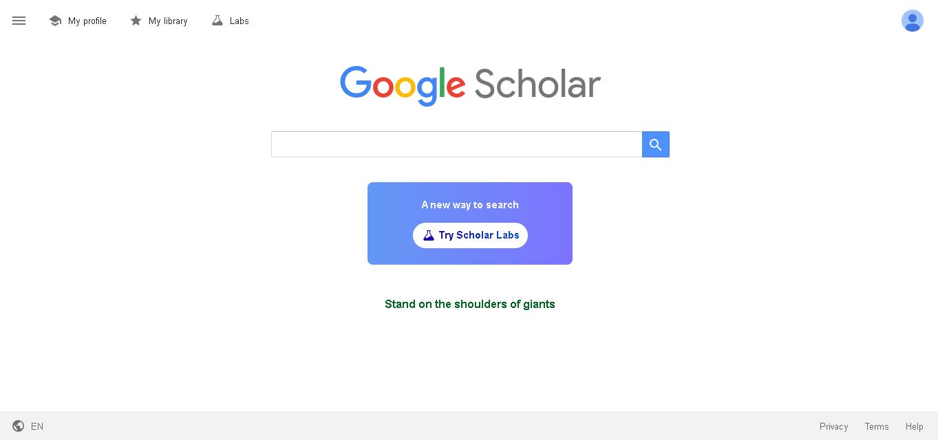 Google Scholar preview