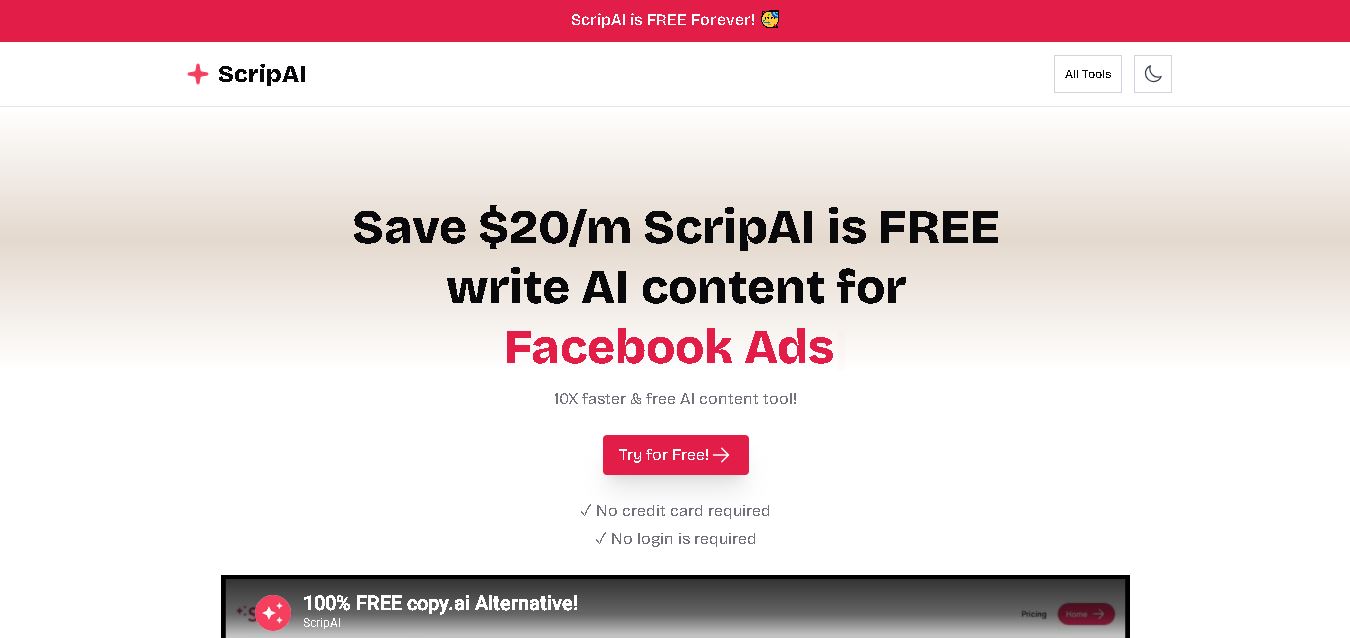 Scrip AI preview