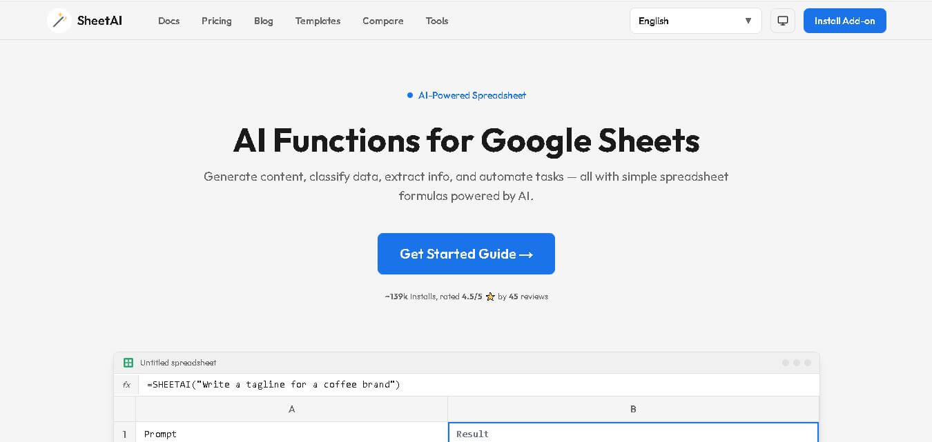 SheetAI.app preview